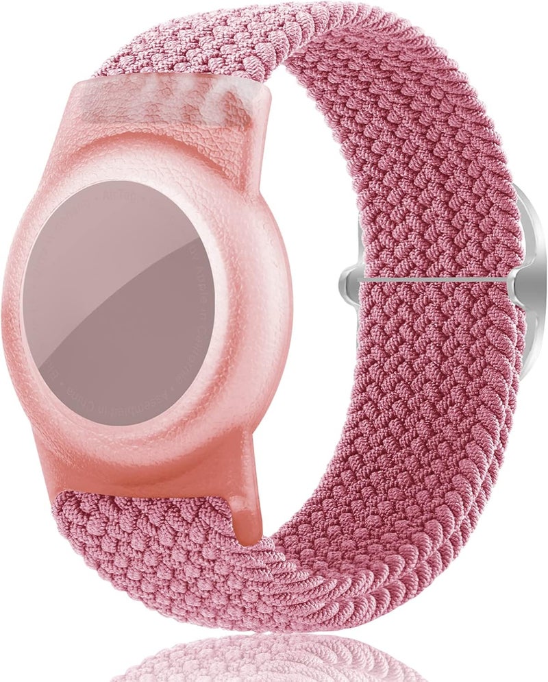 Yizhet Wristband Compatible with Airtag, Adjustable Airtag Bracelet, Soft Airtag Watch Strap for Kids, Teens, Elders - Image 1